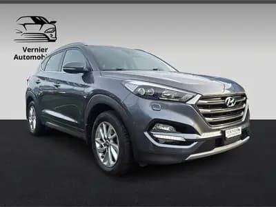 Hyundai Tucson 1.6 TGDI Vertex 4WD — SUV robuste, 4 roues motrices, expertise du jour — vue extérieure